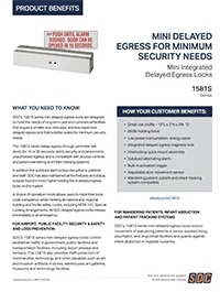 1581S Series Benefits