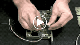 SDC 7800 Electric Mortise Lock Failsafe to Failsecure Demo animated