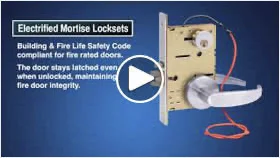 7800 Selectric Electric Mortise Lock Electrified Features Demo