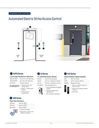 Automated Electric Strike Access Control