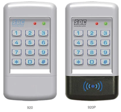 EntryCheck™ 920 Series - Indoor/Outdoor Digital Keypads