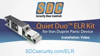 LR100 Von Duprin Devices Installation