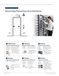 Network Edge Physical Security for Data Rooms