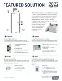 February 2022 UniFLEX 45 Strike Featured Solution