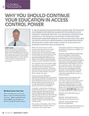 Access Control Power Education