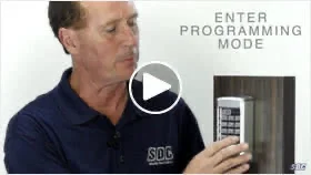 E75 Standalone Electronic Keypad- Programming