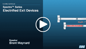 Spectra™ Series S6000 Exit Devices animated
