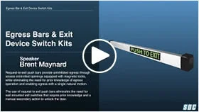 Egress Bar & Exit Device Switch Kits